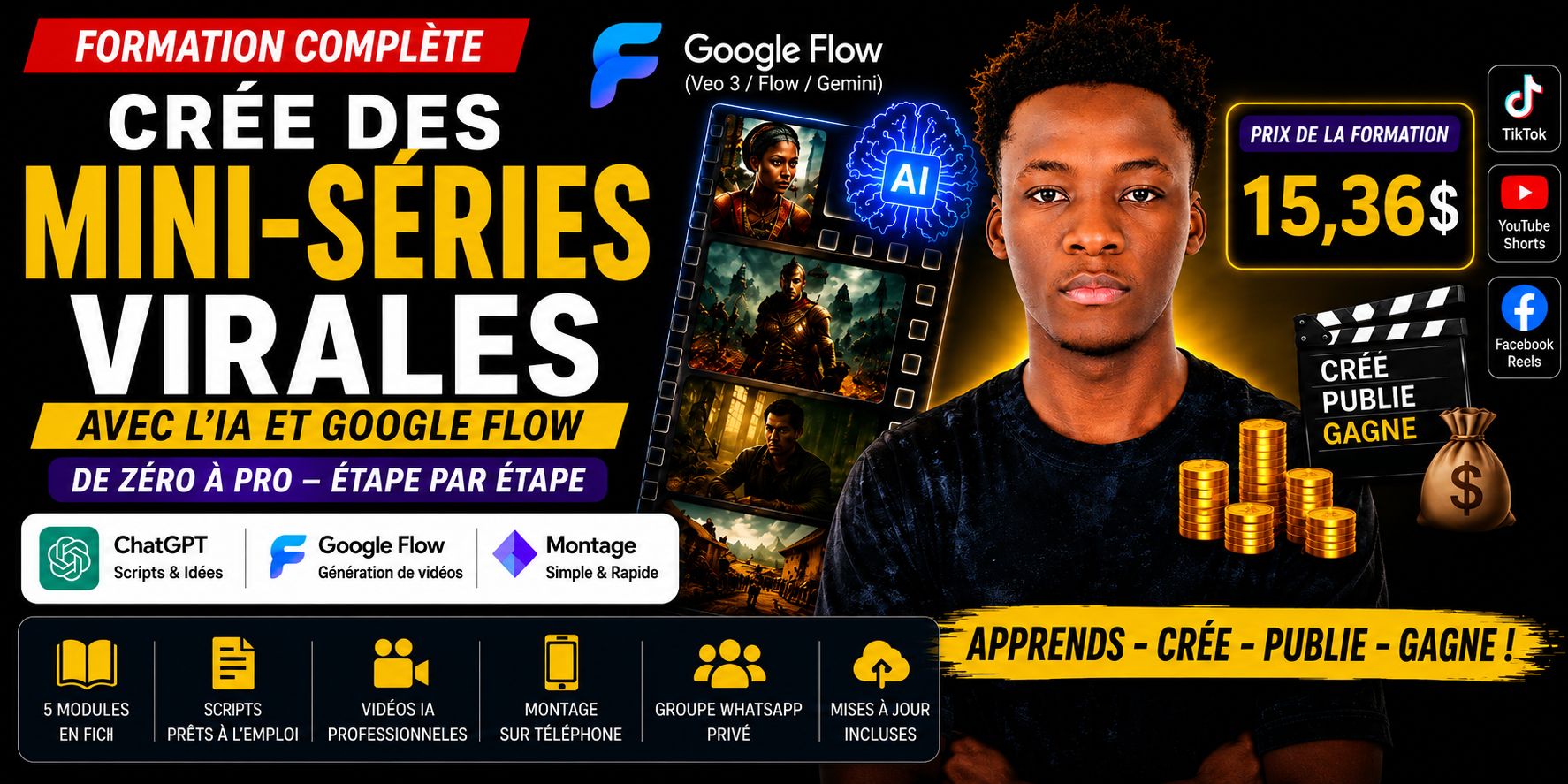 Crée des mini-séries africaines virales avec l’IA et gagne de l’argent en ligne !