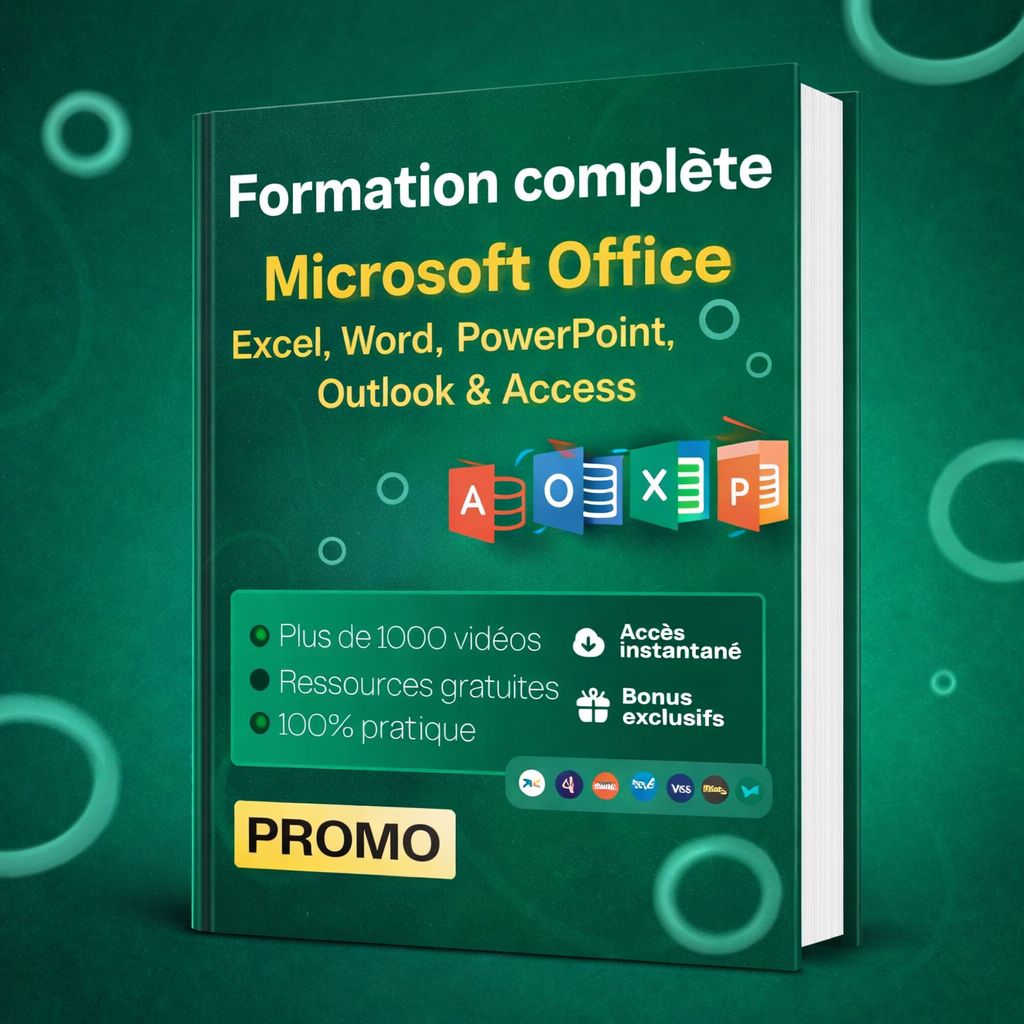 FORMATION COMPLÈTE MICROSOFT OFFICE : EXCEL, WORD, POWERPOINT, OUTLOOK & ACCESS