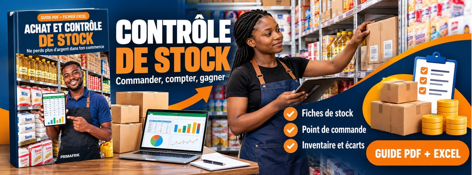 Achat et contrôle de stock : ne perds plus d'argent dans ton commerce