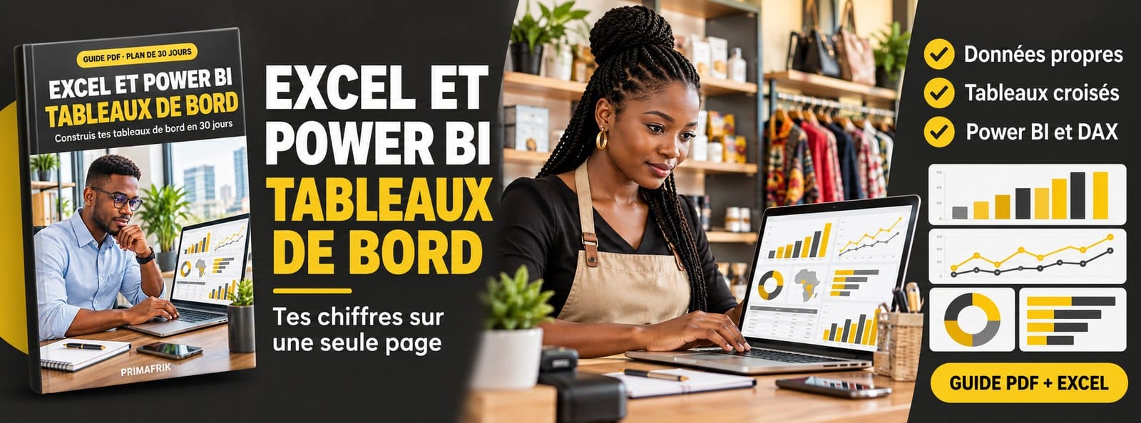 Excel et Power BI : construis tes tableaux de bord en 30 jours