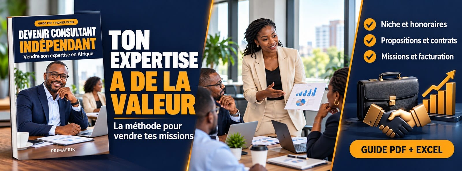 Devenir consultant indépendant : vendre son expertise en Afrique + Excel
