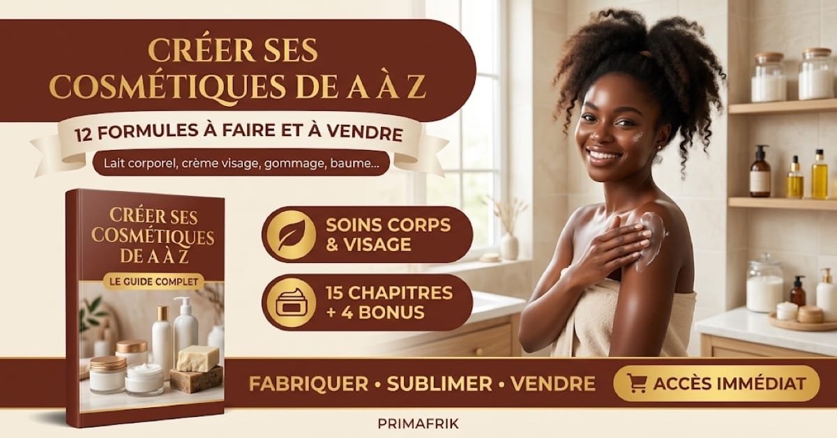 Créer ses cosmétiques de A à Z : le guide complet (12 formules)