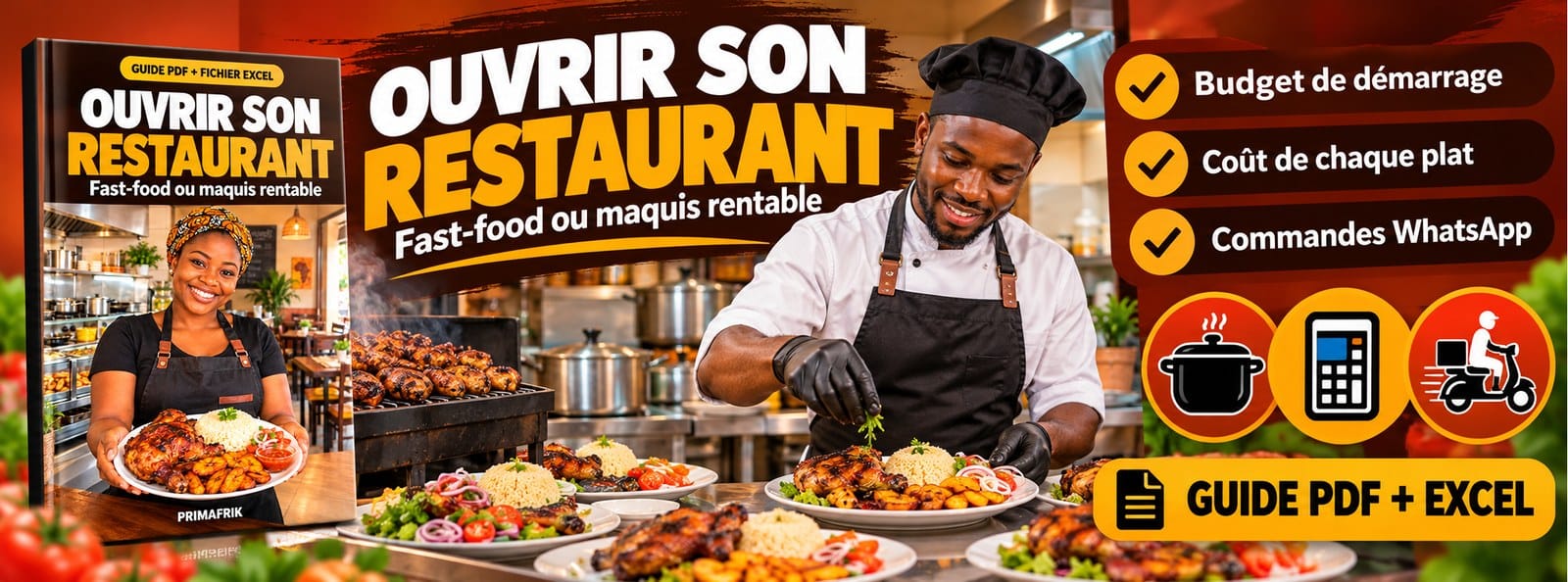 Ouvrir son restaurant, fast-food ou maquis rentable