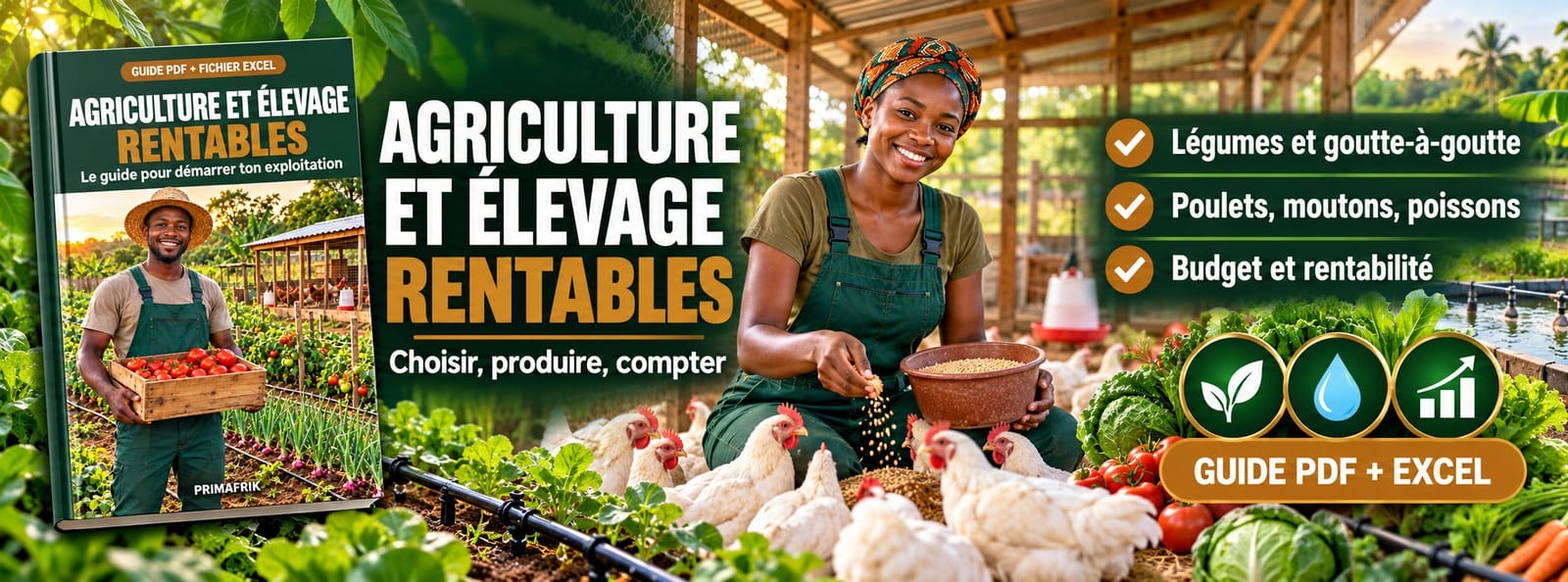 Agriculture et élevage rentables : le guide pour démarrer son exploitation