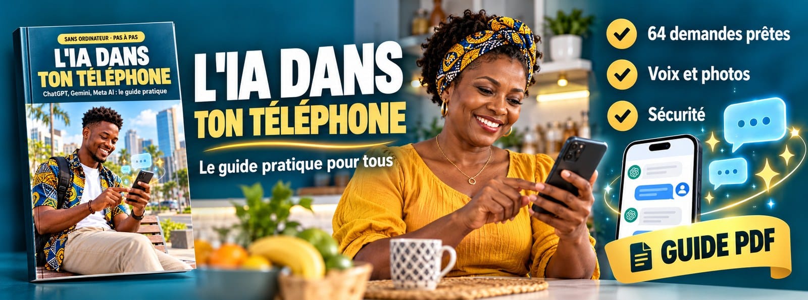 L'IA dans ton téléphone : le guide pratique de ChatGPT, Gemini et Meta AI