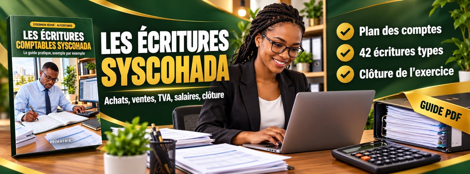Les écritures comptables SYSCOHADA : 42 écritures types expliquées