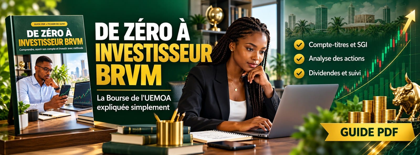 De zéro à investisseur BRVM : le guide + fichier de suivi de portefeuille