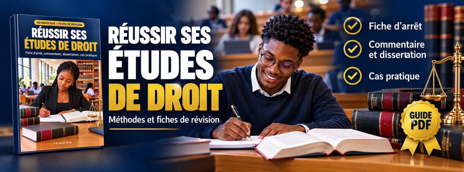 Réussir ses études de droit : méthodes et fiches de révision de la L1 à la L3