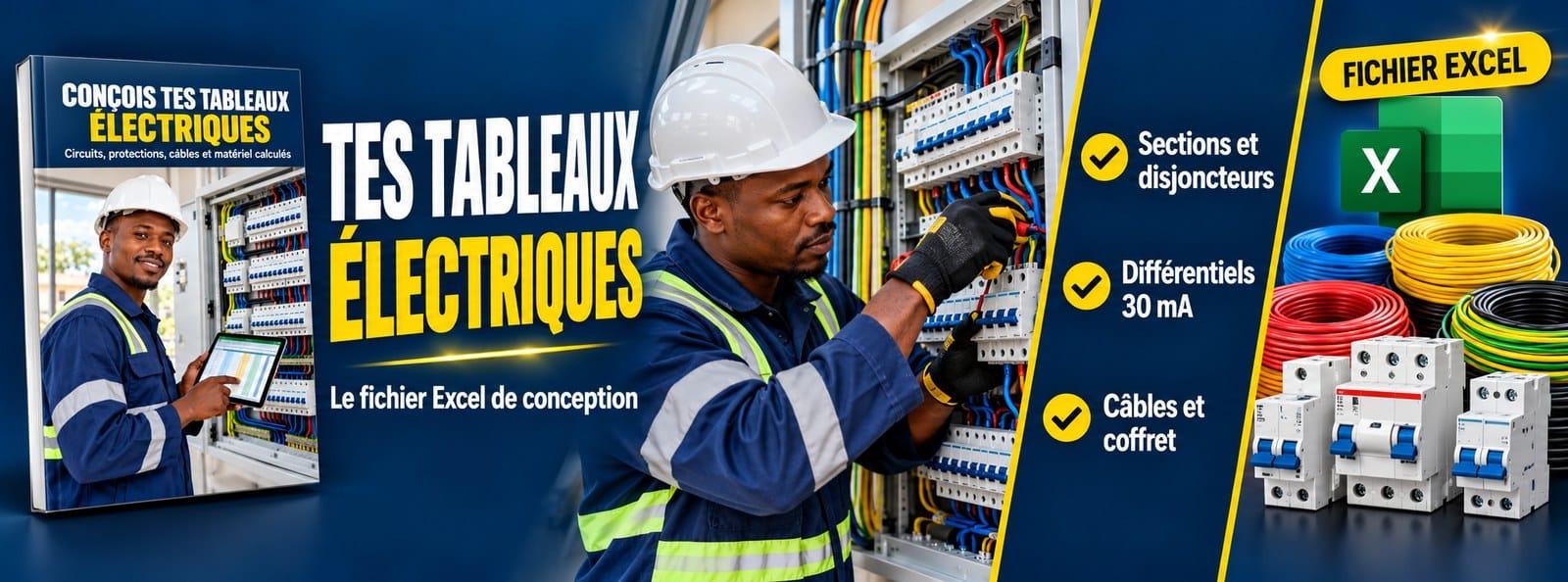 Conçois tes tableaux électriques (fichier Excel + guide)
