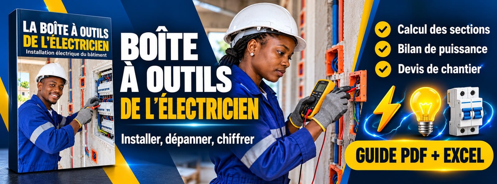 La boîte à outils de l'électricien : installation électrique du bâtiment