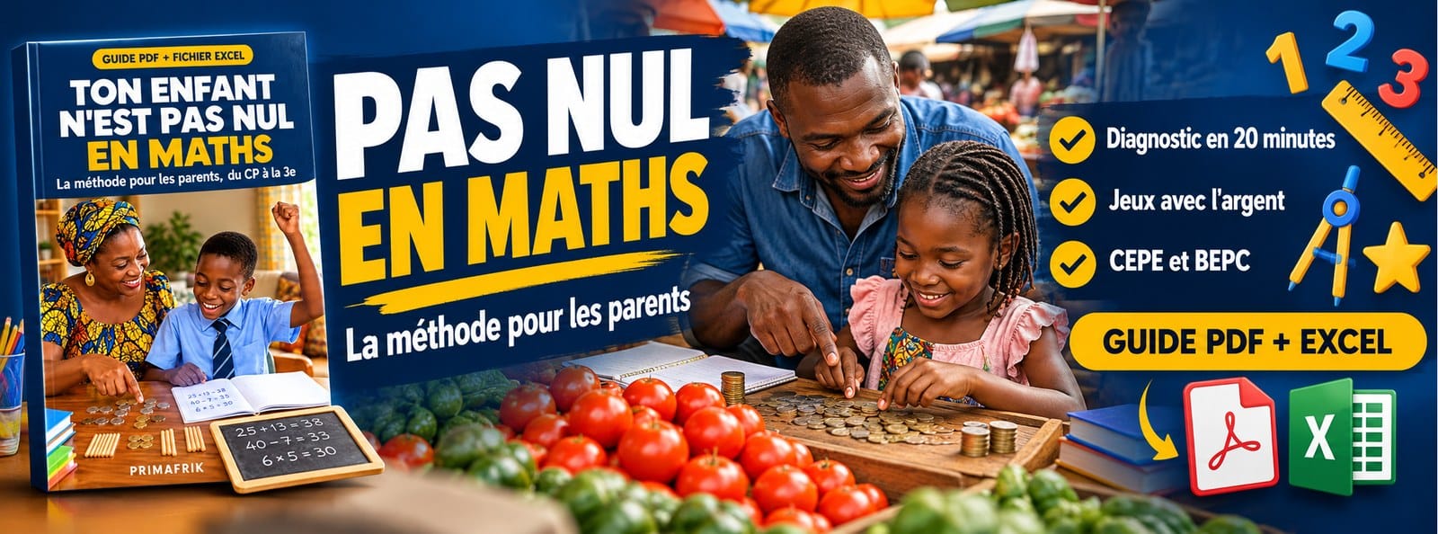 Ton enfant n'est pas nul en maths : la méthode pour les parents (CP à la 3e)
