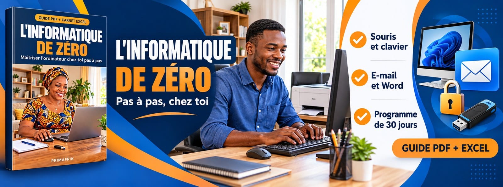 L'informatique de zéro : maîtriser l'ordinateur chez toi pas à pas