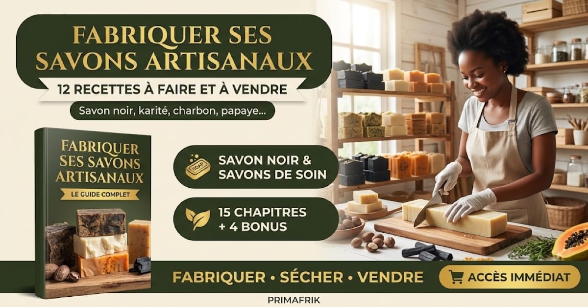Fabriquer ses savons artisanaux : savon noir et savons de soin (12 recettes)