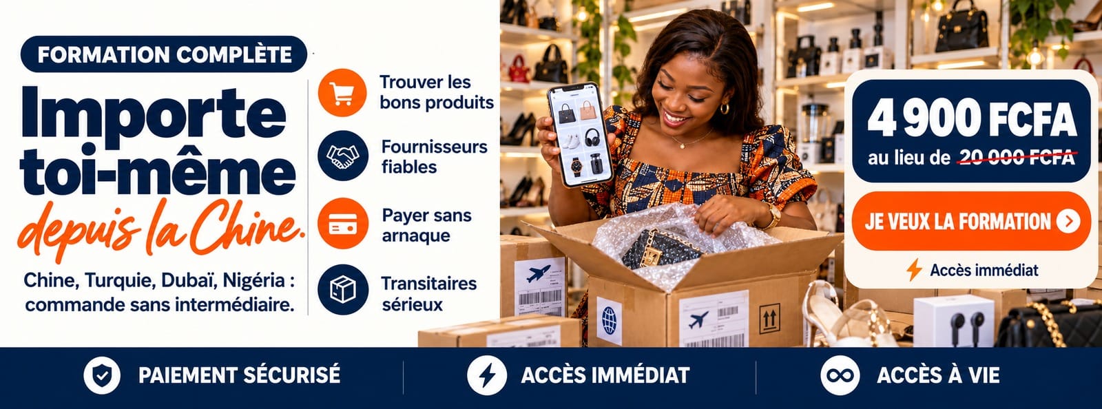 Importation Chine, Turquie, Dubaï & Nigéria : Alibaba, AliExpress, 1688, Taobao, Pinduoduo