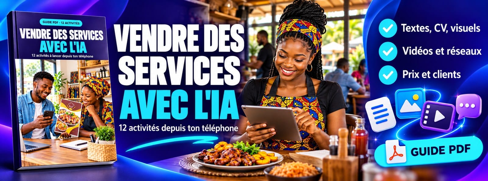 Vendre des services avec l'IA : 12 activités à lancer depuis ton téléphone