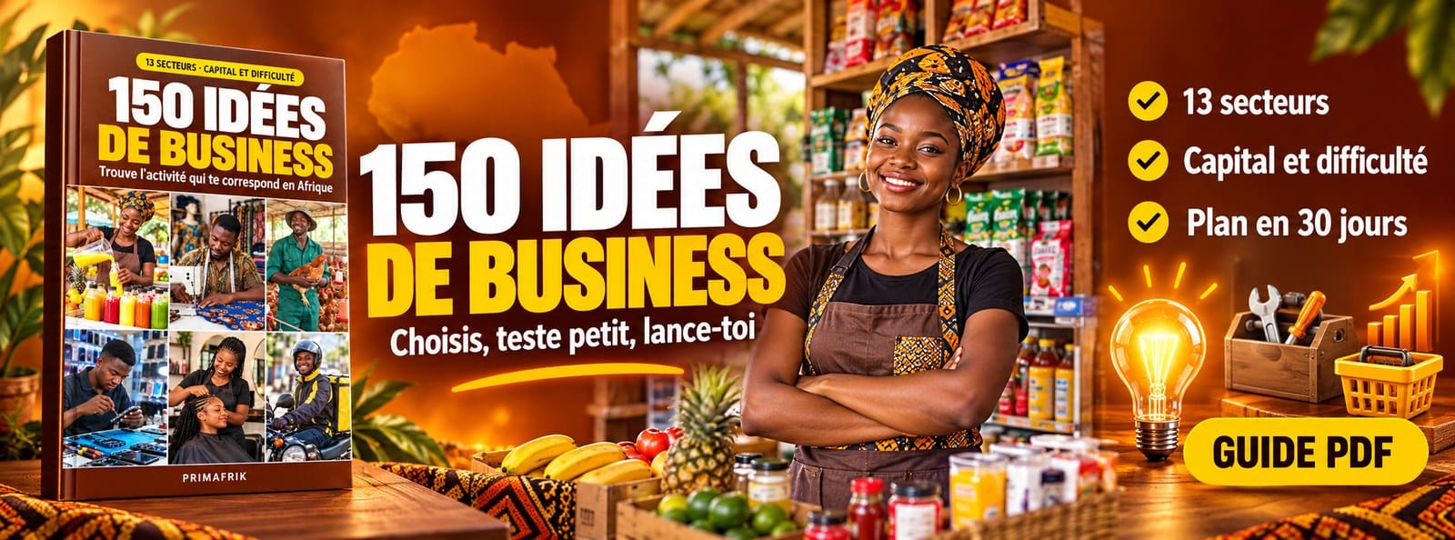 150 idées de business en Afrique : trouve l'activité qui te correspond