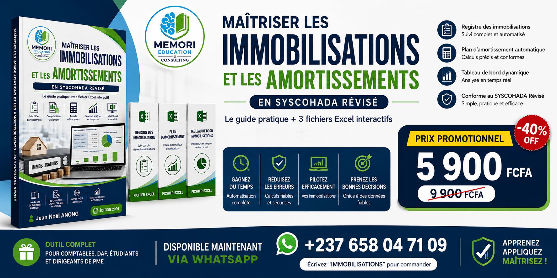 Maîtriser les immobilisations et Amortissements : Pack complet