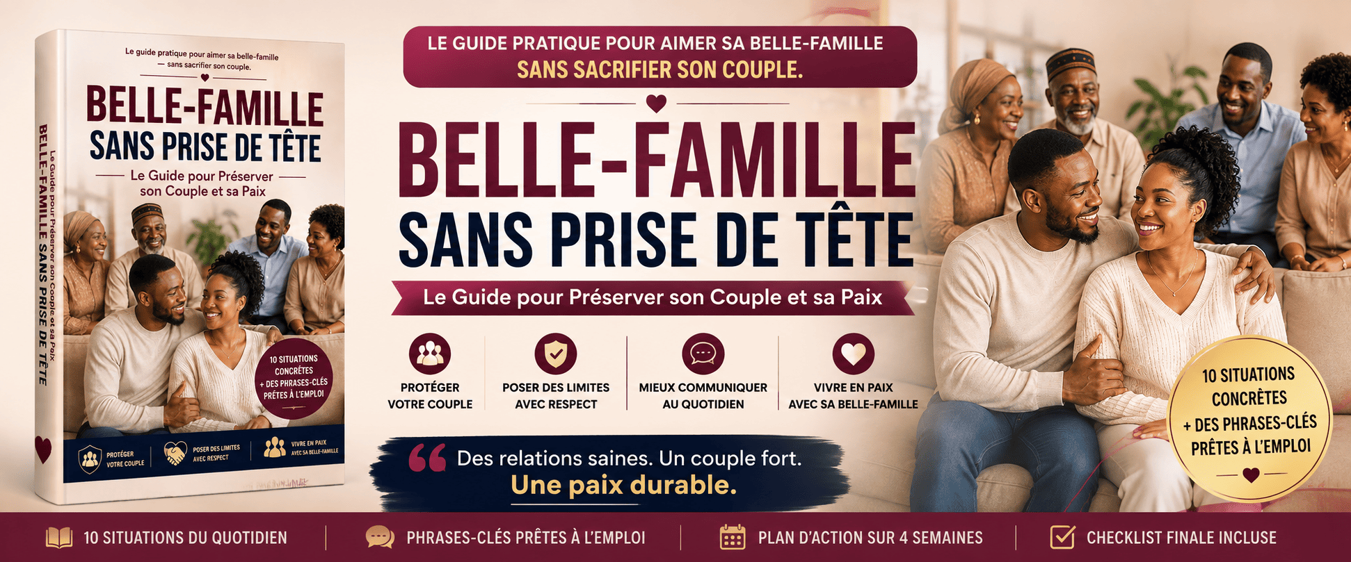 BELLE FAMILLE SANS PRISE DE TETE: Le Guide pour Préserver son Couple et sa Paix