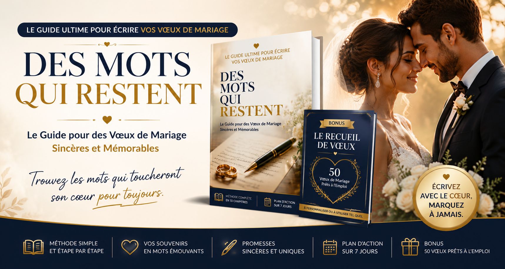 DES MOTS QUI RESTENT — Le Guide pour des Vœux de Mariage Sincères et Mémorables