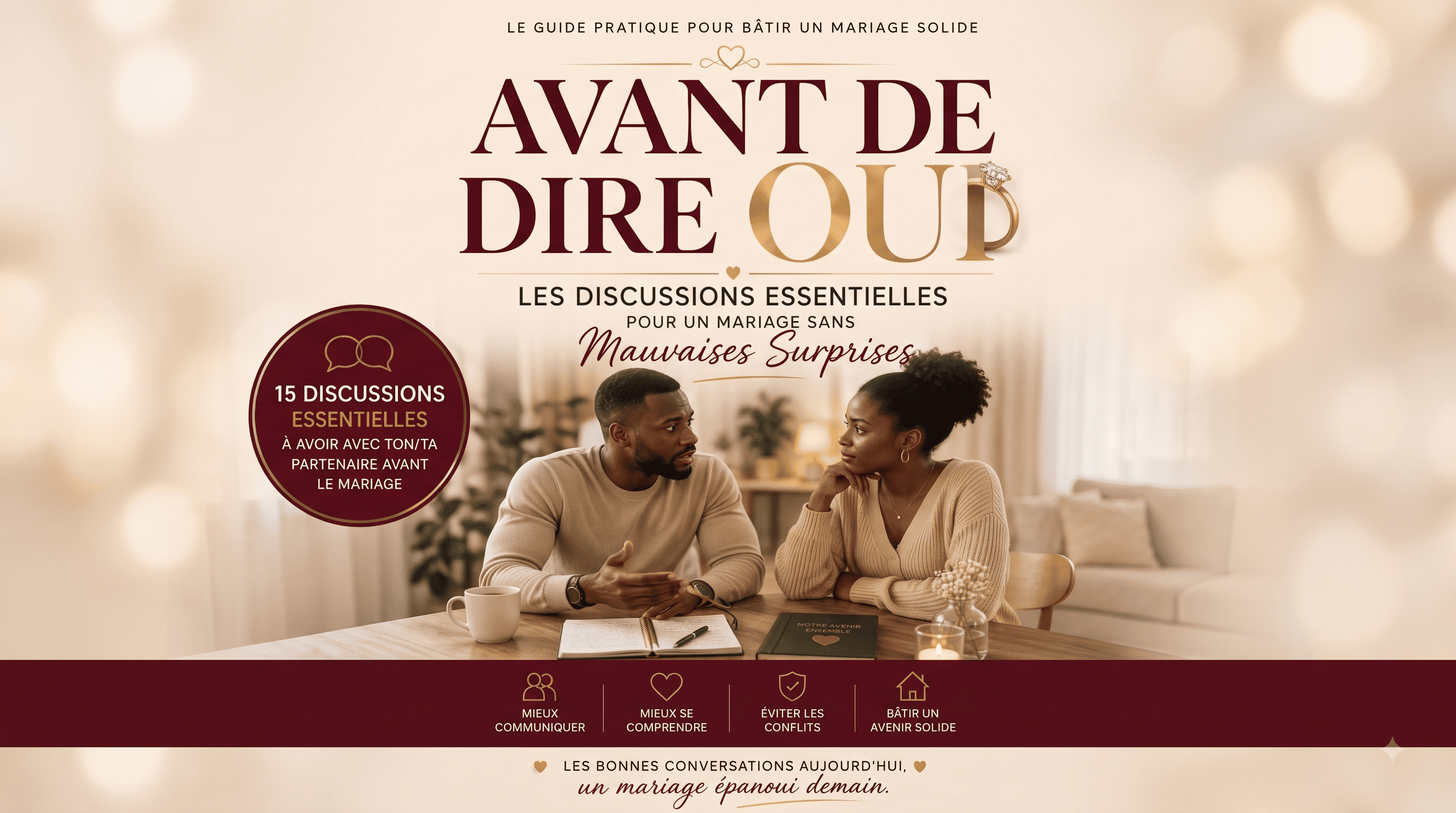 AVANT DE DIRE OUI — Les Discussions Essentielles pour un Mariage sans Mauvaises Surprises