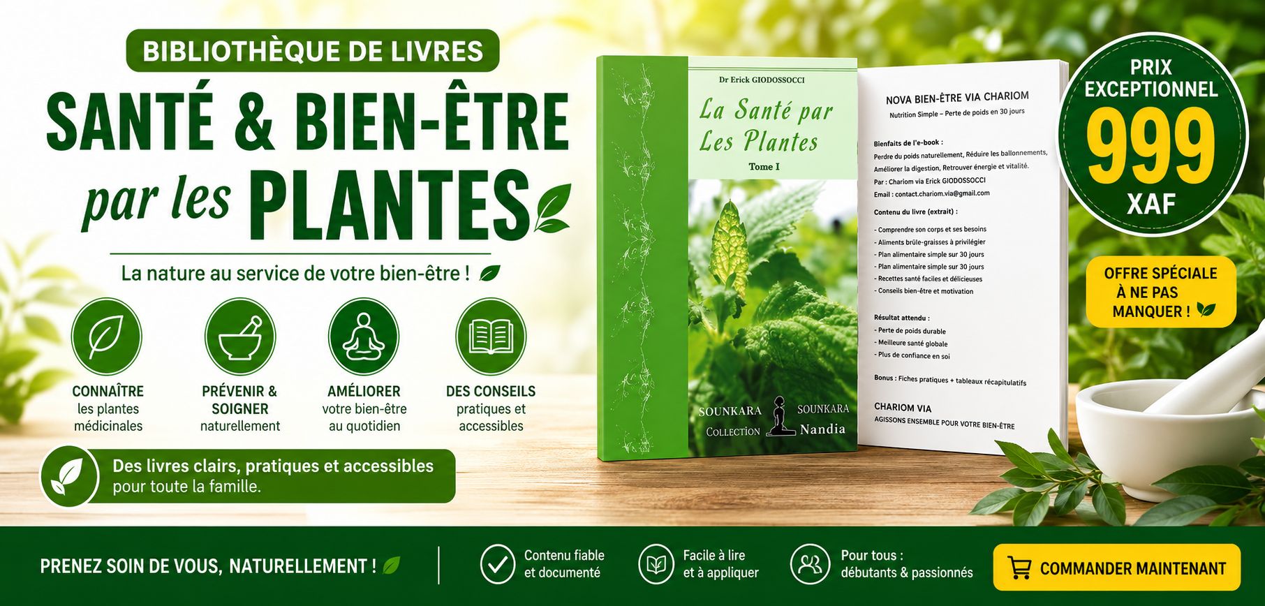 Bibliothèque Santé & Bien-Être par les Plantes