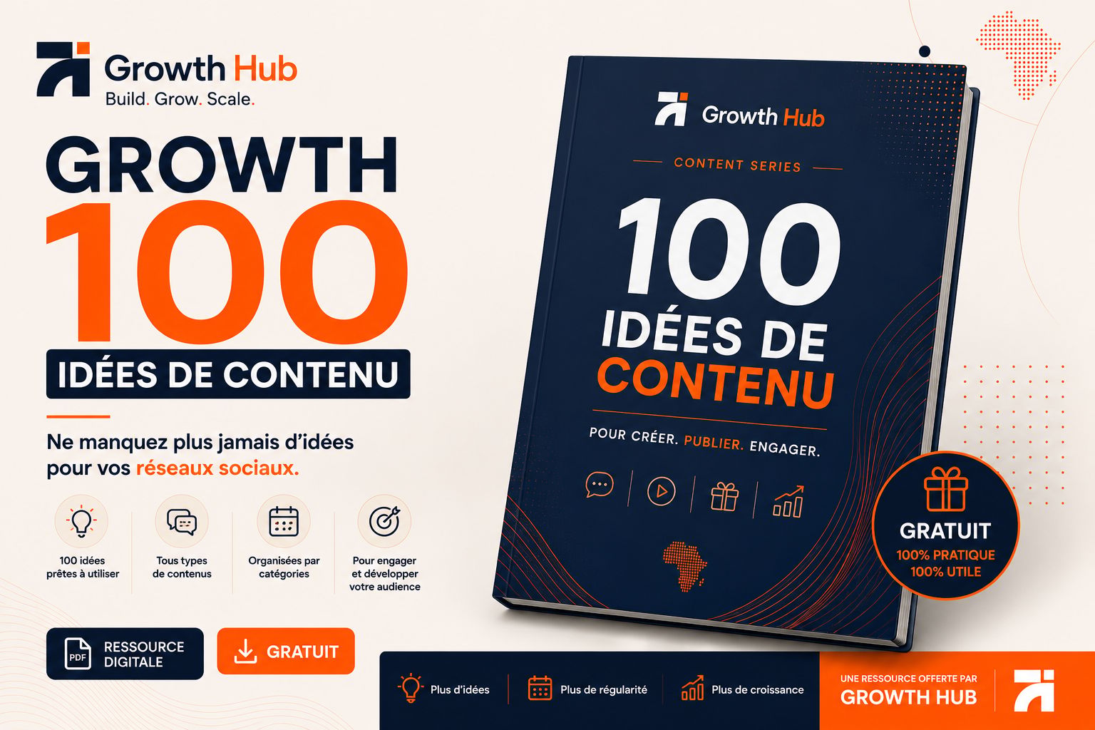 100 IDÉES DE CONTENU POUR VOS RÉSEAUX SOCIAUX