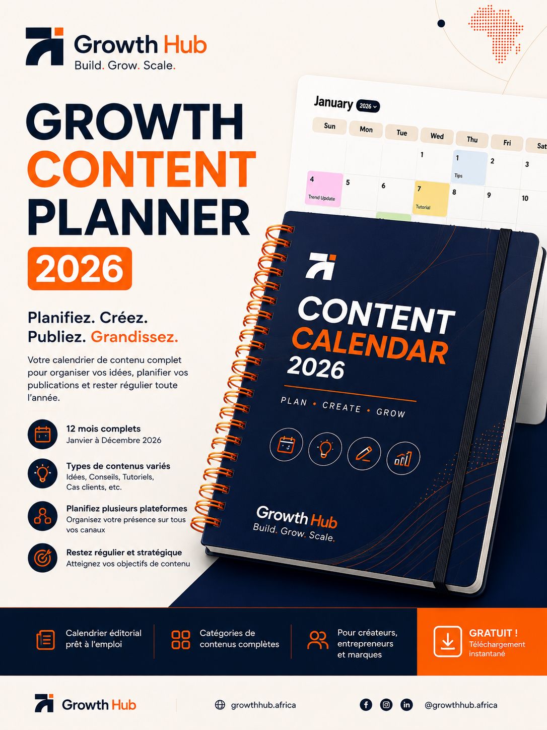 TEMPLATE de CALENDRIER ÉDITORIAL