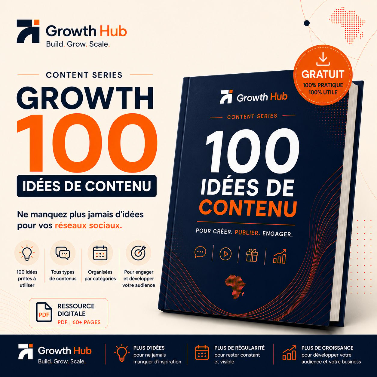 100 IDÉES DE CONTENU POUR VOS RÉSEAUX SOCIAUX
