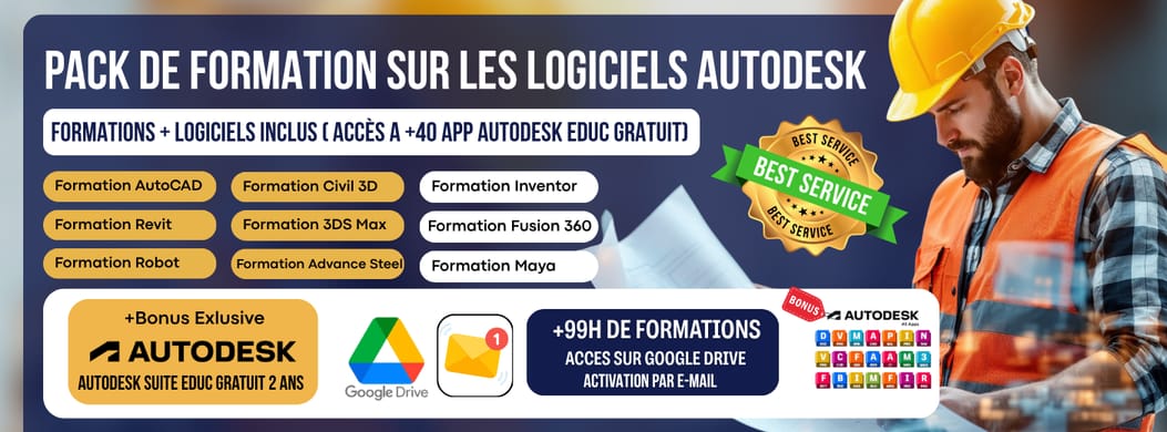 Pack complet de formations Autodesk
