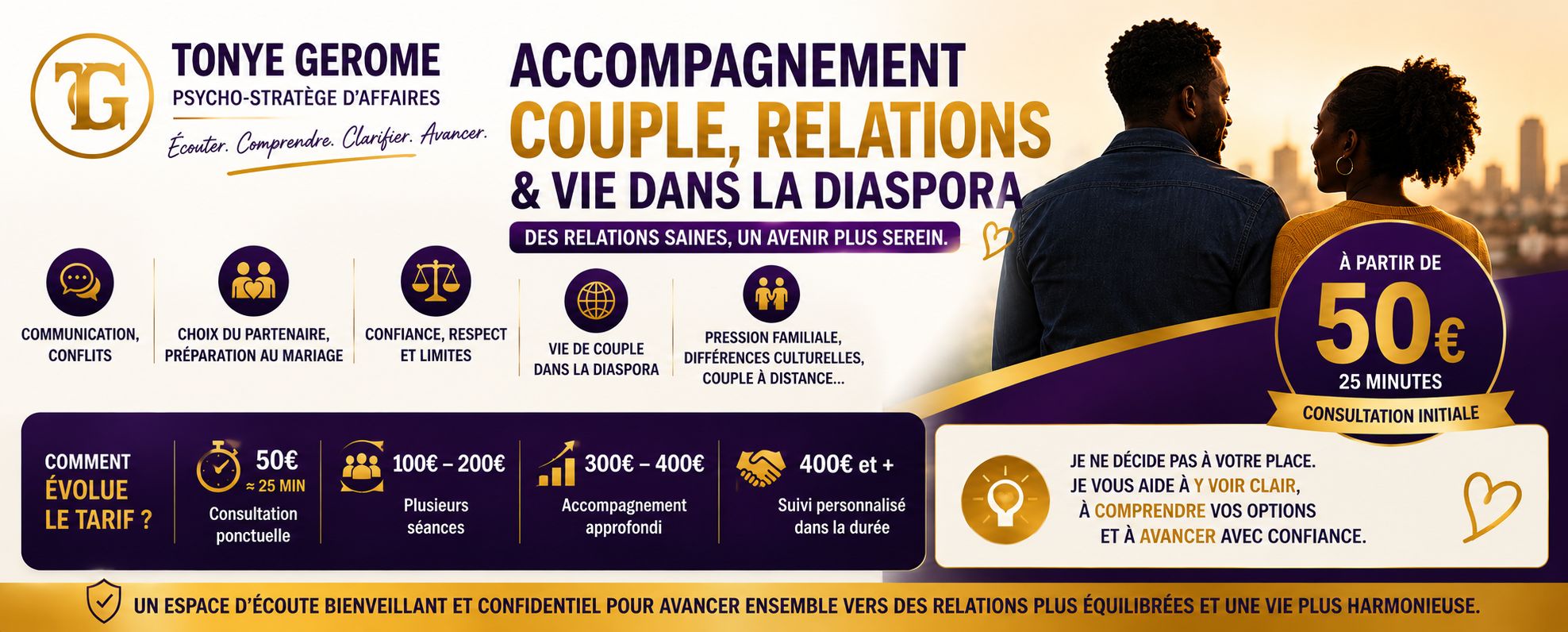 COUPLE, RELATIONS & VIE DANS LA DIASPORA