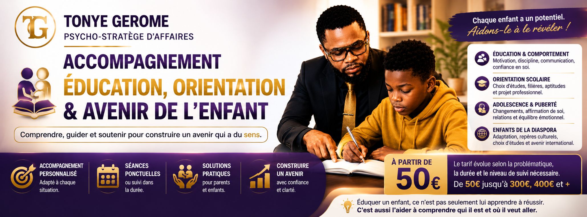 Accompagnement Éducation, Orientation & Avenir de l’Enfant