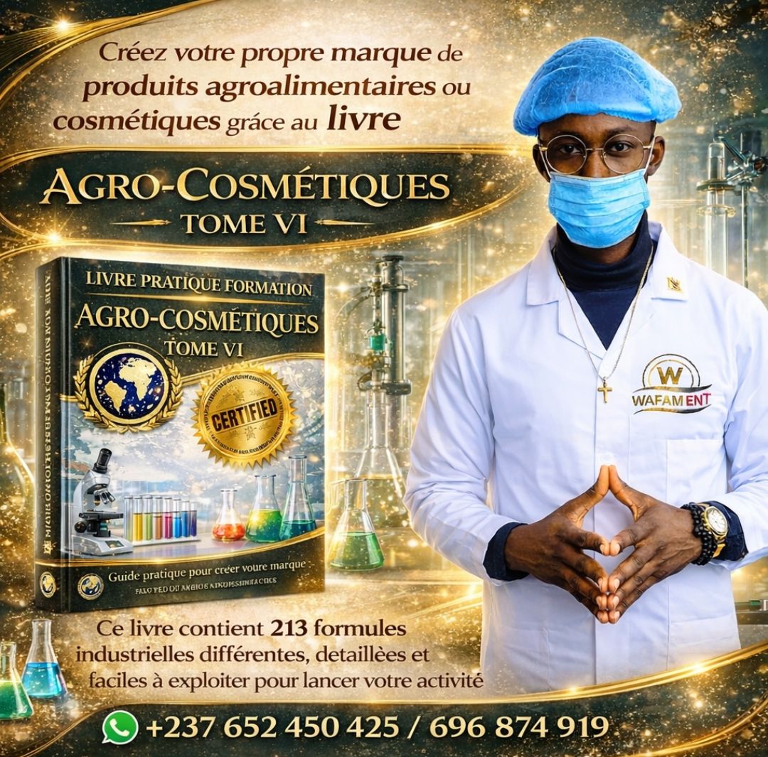 Tome 6 Livre Agrocosmétique : 213 Formules Innovantes à Télécharger