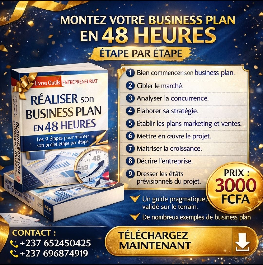 RÉALISER SON BUSINESS PLAN EN 48HR
