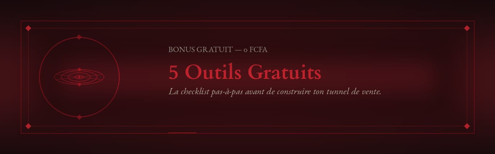 Checklist Gratuite — 5 Outils pour Ton Tunnel de Vente