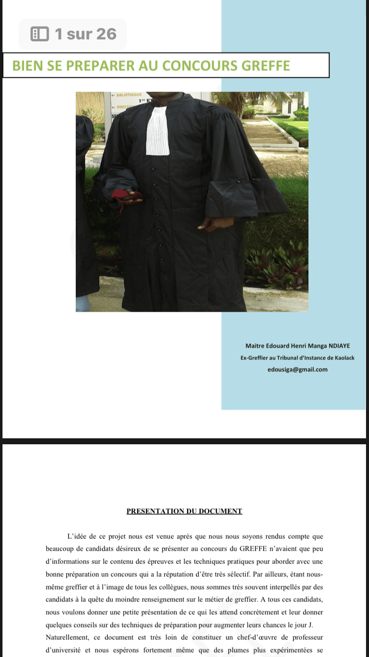 Fascicule greffe professionnel