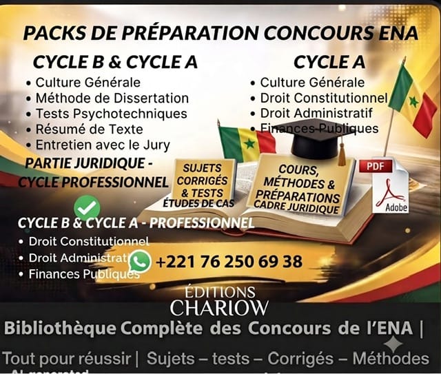 Pack de ENA tout les mathier cycle B cycle A et cycle professionnel