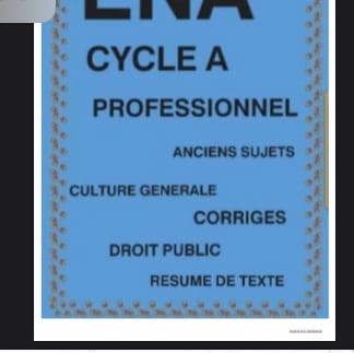 Fascicules concours ena