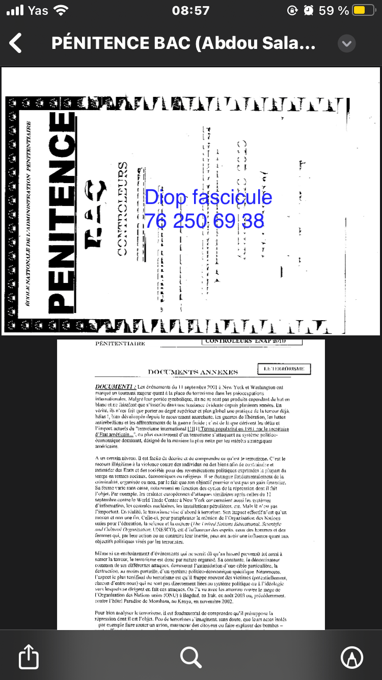 Pénitentiaire bac