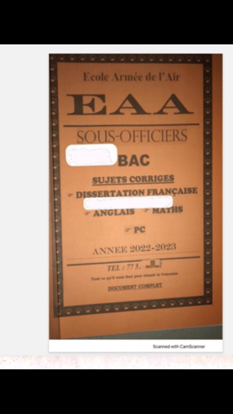 Fascicules armée de l’air sous officier