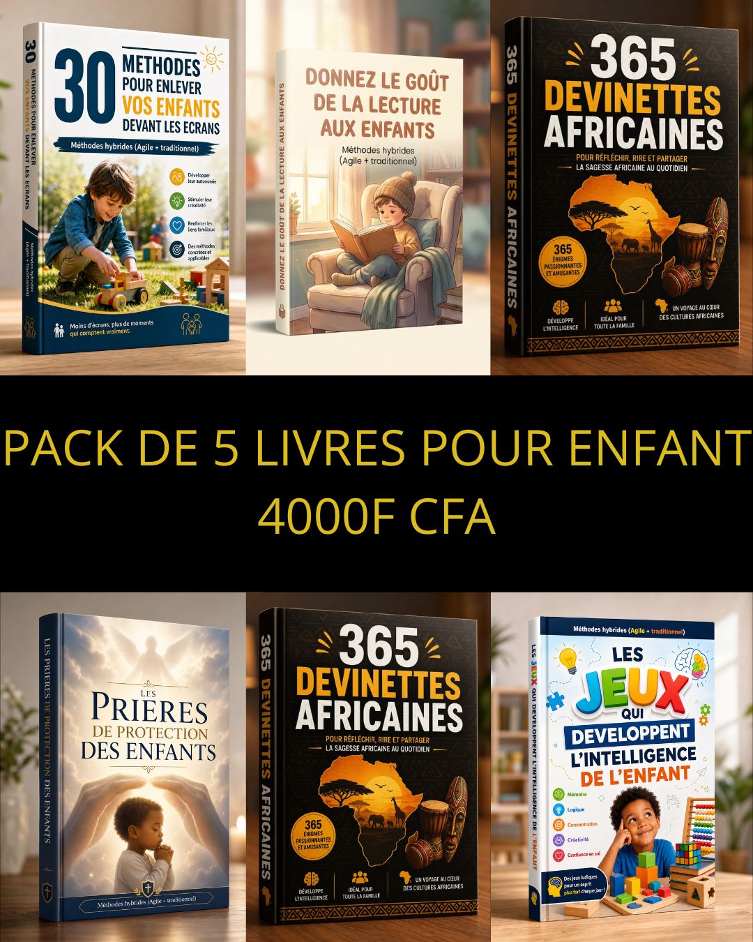 PACK DE 5 EBOOKS POUR ENFANT