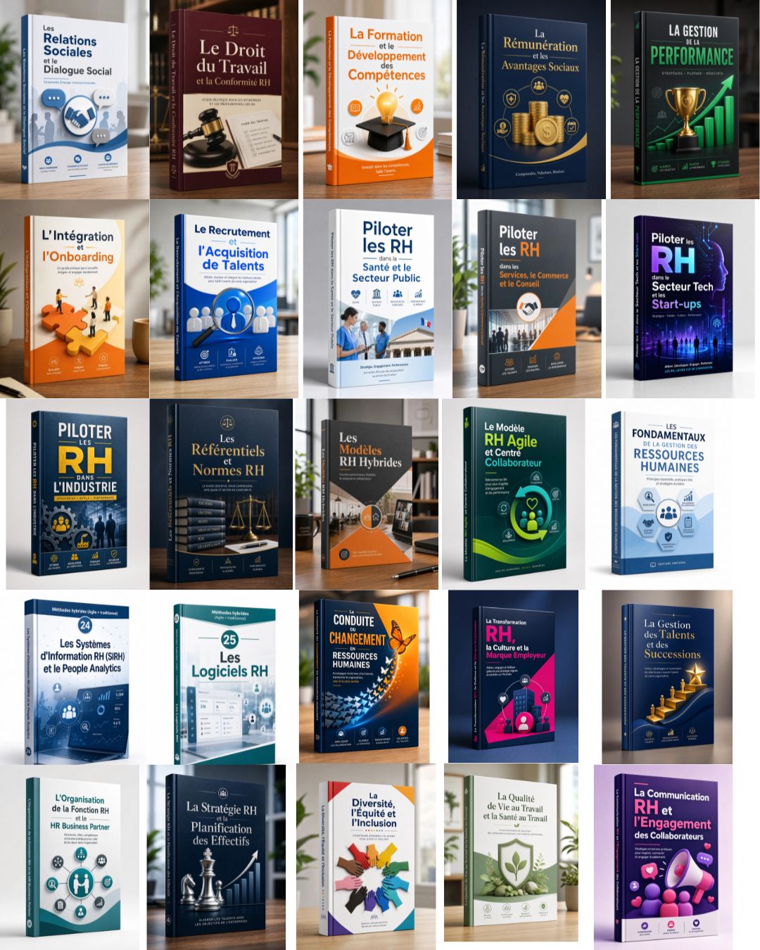 PACK RH ( 25 EBOOKS EN RESSOURCES HUMAINES )