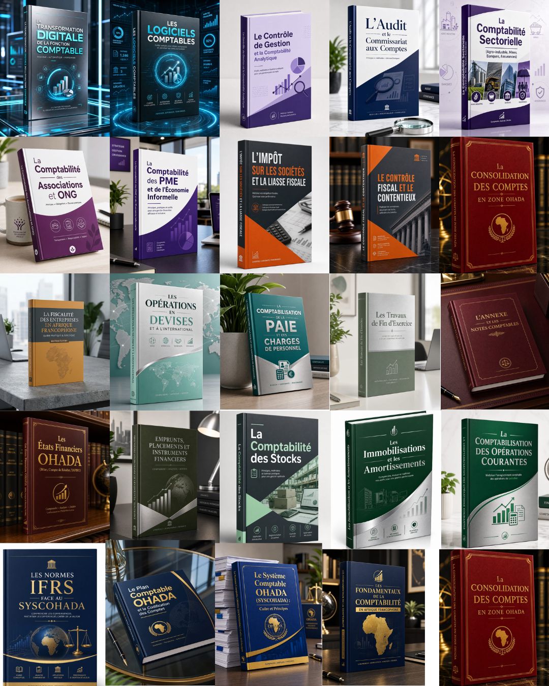 PACK COMPTABILITE ( 25 LIVRES EN COMPTABILITE)