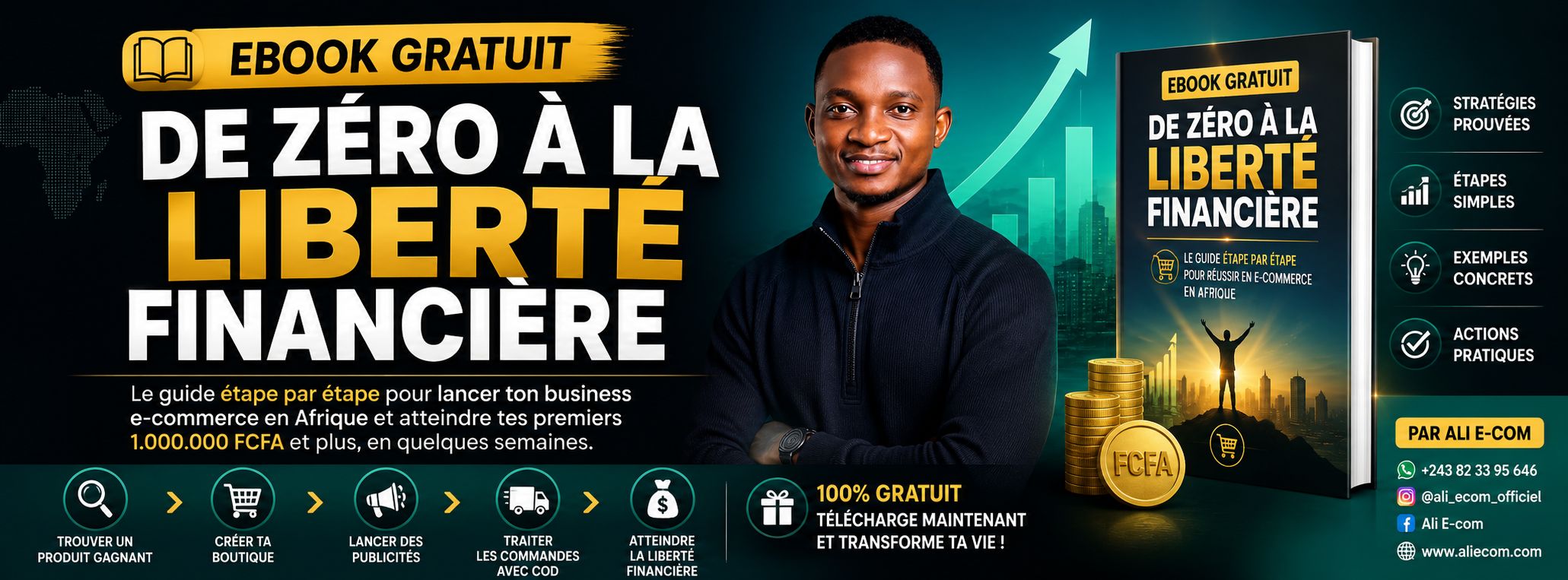De Zéro à ta Première Commande — guide e-commerce 100% gratuit