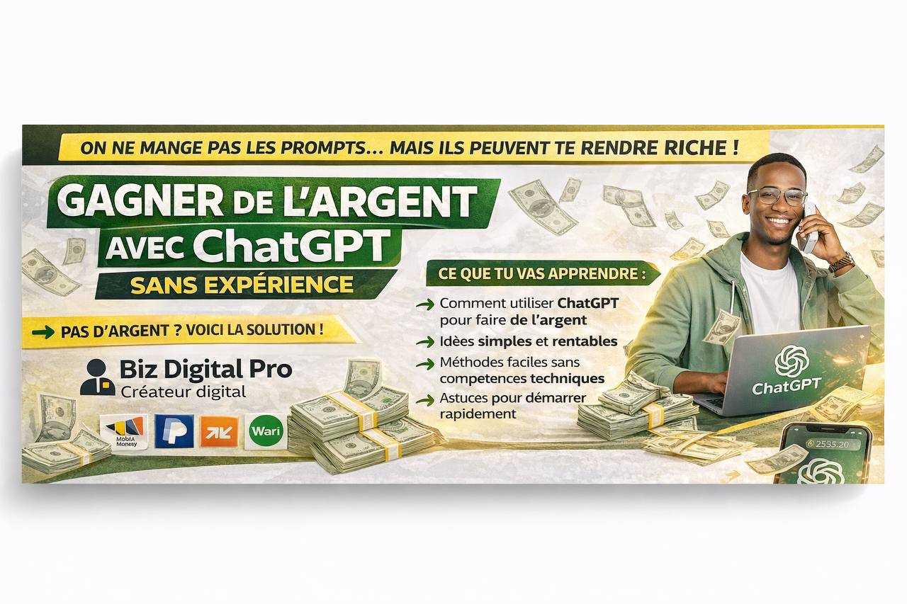 Gagner de l’argent avec ChatGPT sans expérience