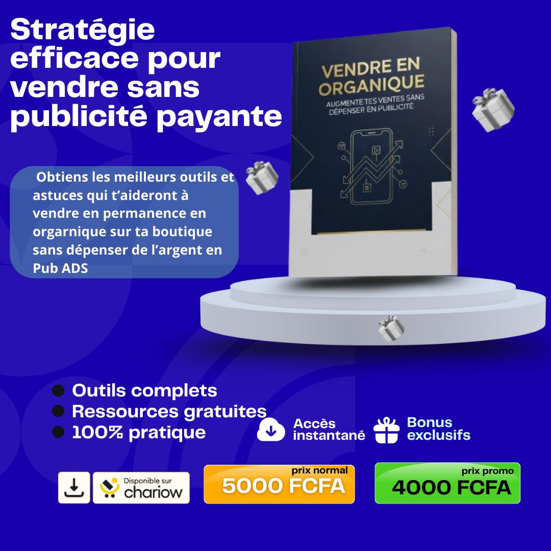 VENDRE EN ORGANIQUE