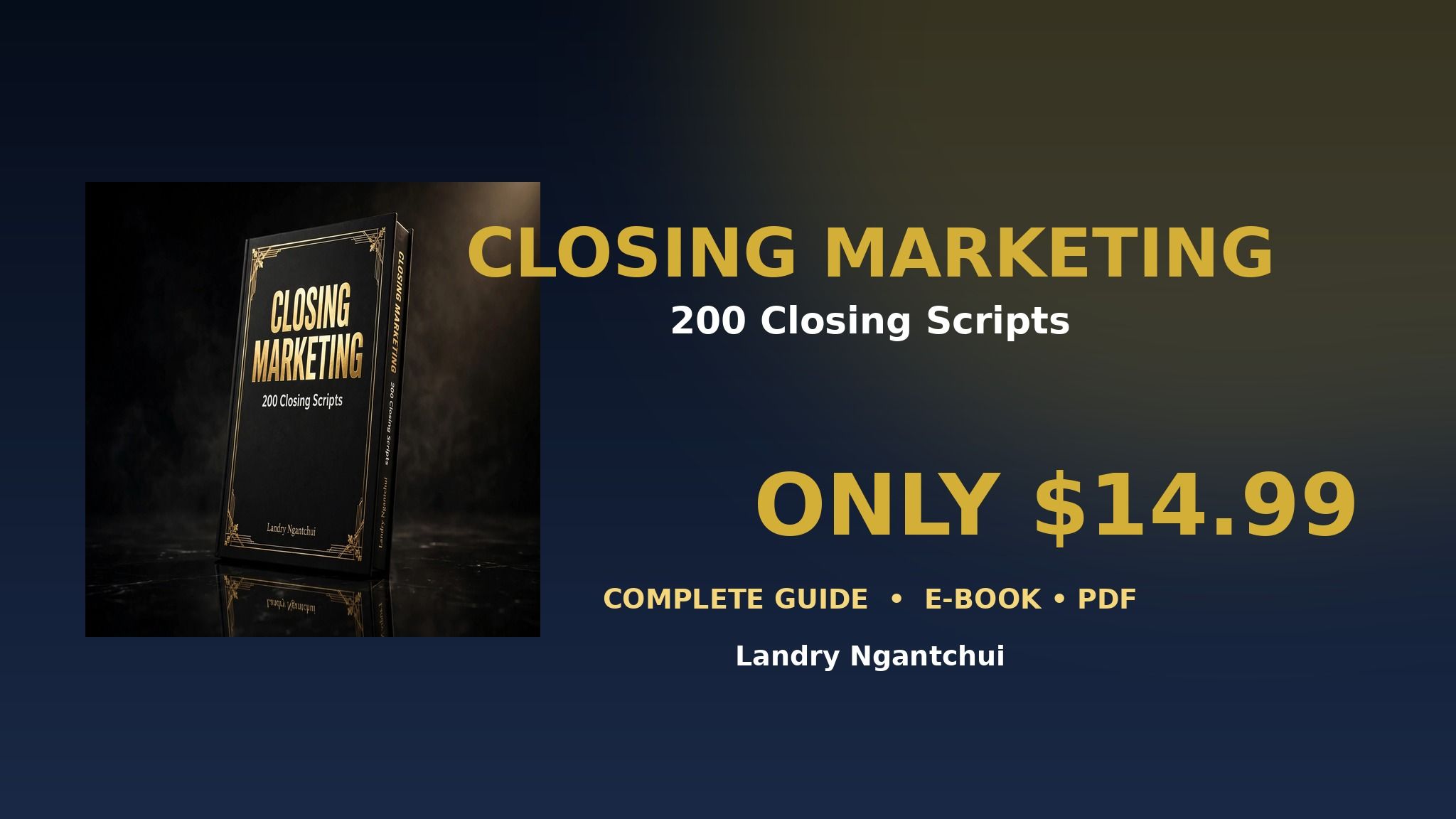Closing Marketing — 200 Closing Scripts (English Edition)
