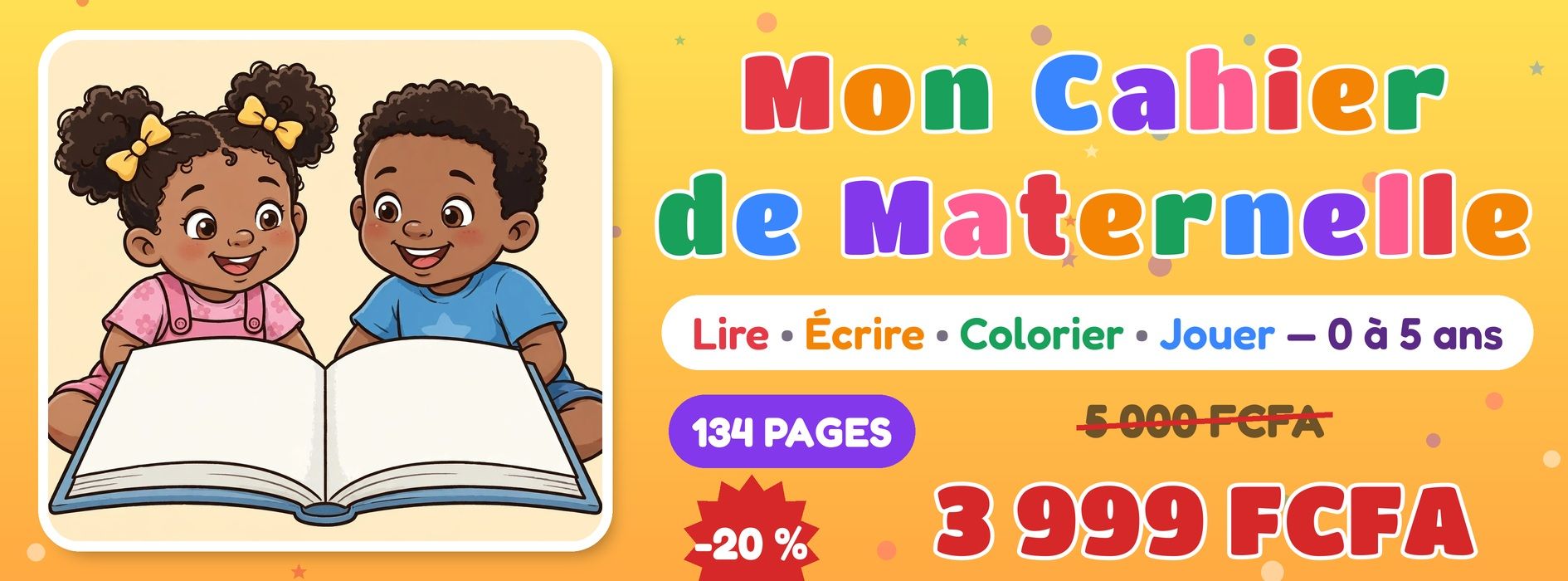 Mon Cahier de Maternelle — Lire, Écrire, Colorier et Jouer (0-5 ans)