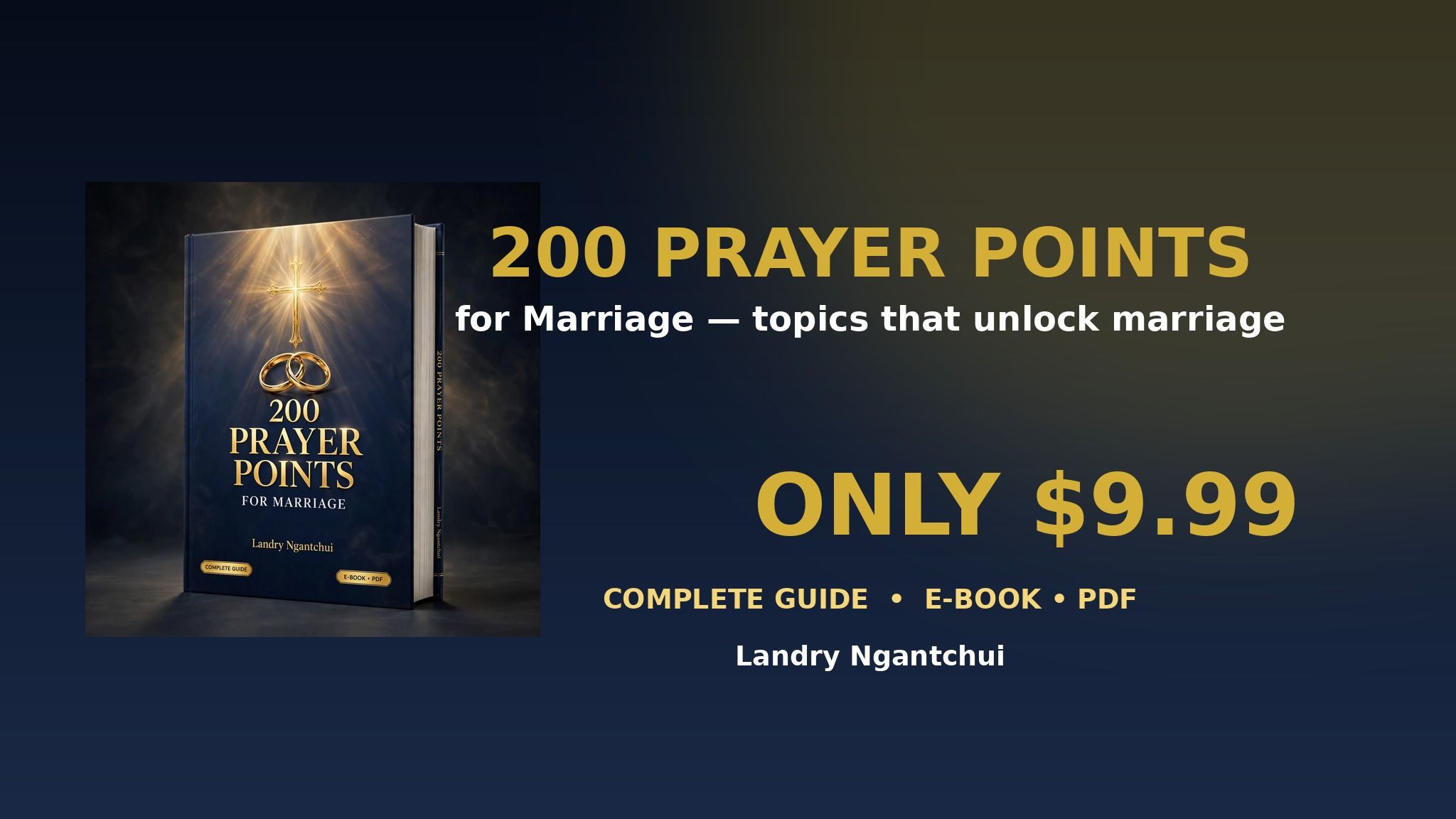 200 Prayer Points for Marriage