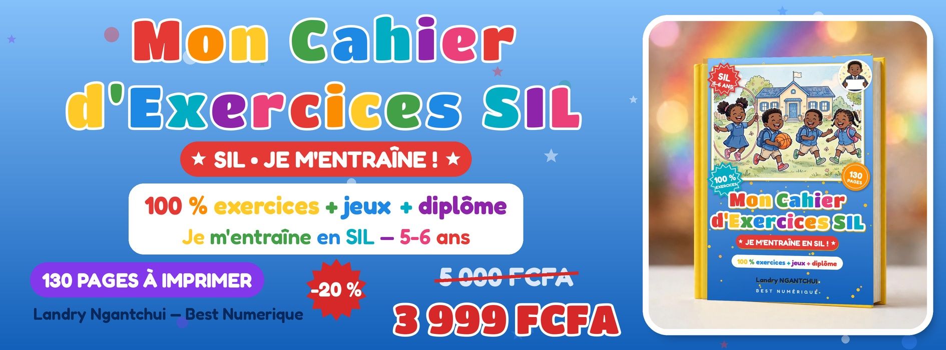 Mon Cahier d'Exercices SIL (5-6 ans)
