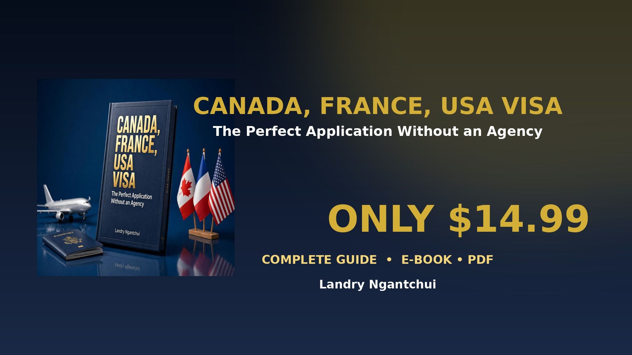 Canada, France, USA Visa: The Perfect Application Without an Agency
